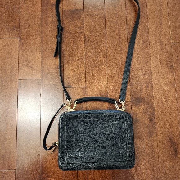 Marc Jacobs The Box bag in black leather - Picture 1 of 13